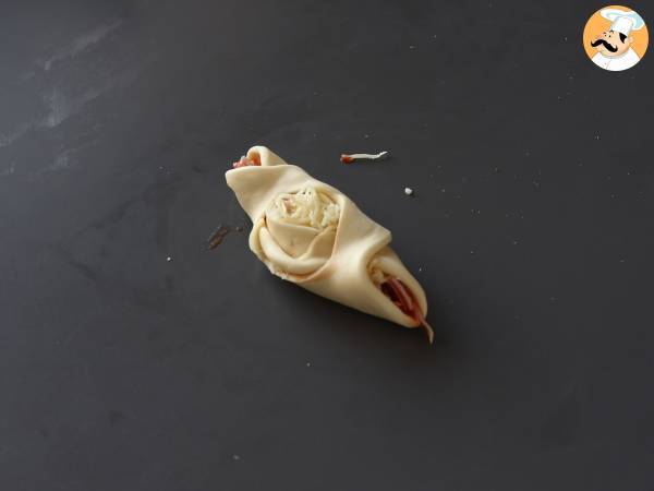 Rustici con prosciutto e formaggio - Preparazione tappa 5