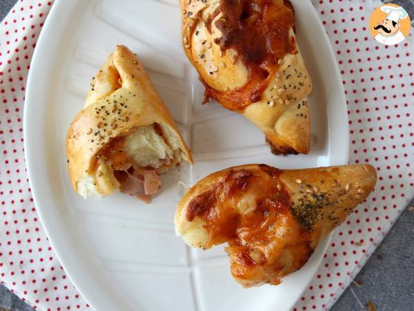 Rustici con prosciutto e formaggio - Preparazione tappa 8
