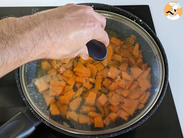 Pasta con zucca e salsiccia - Preparazione tappa 5