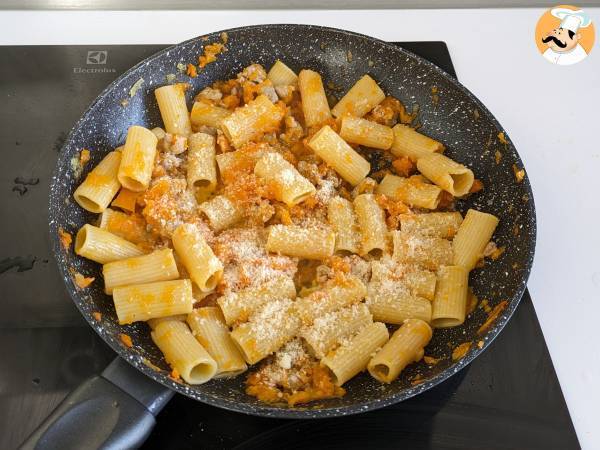 Pasta con zucca e salsiccia - Preparazione tappa 7