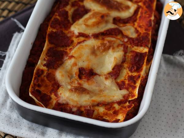Lasagne vegetariane, la vera ricetta con proteine di soia - Preparazione tappa 7