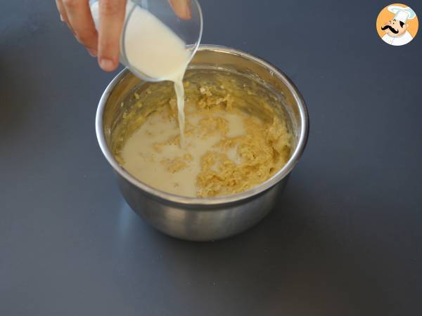 Plumcake salato con salmone affumicato, limone ed erba cipollina - Preparazione tappa 3