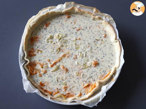 Torta salata alla zucca, la quiche perfetta per una cena rapida e sfiziosa - Preparazione tappa 4