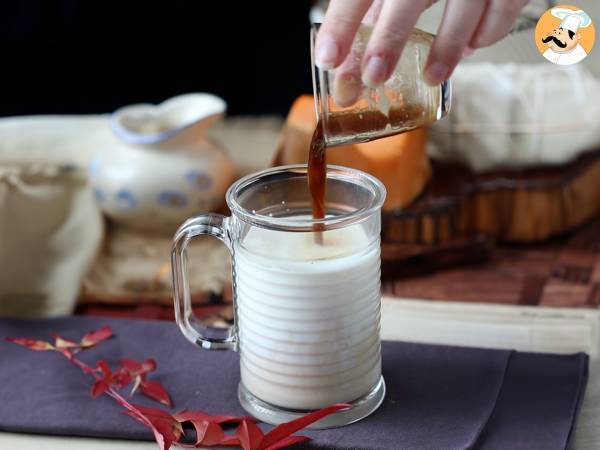 Pumpkin spice latte con sciroppo di zucca fatto in casa - Preparazione tappa 2