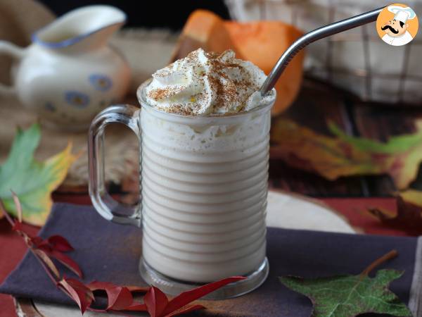 Pumpkin spice latte con sciroppo di zucca fatto in casa - Preparazione tappa 3