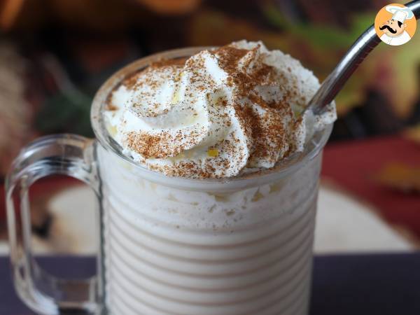 Pumpkin spice latte con sciroppo di zucca fatto in casa - Preparazione tappa 4