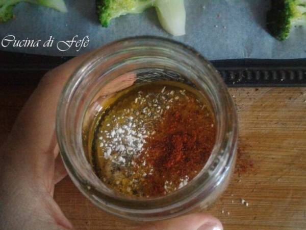 Broccoli schiacciati in crosta di parmigiano - Preparazione tappa 4