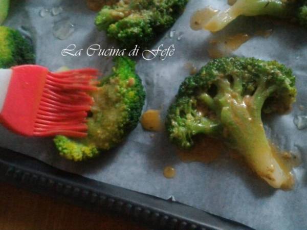 Broccoli schiacciati in crosta di parmigiano - Preparazione tappa 5