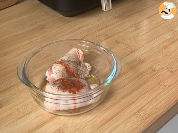 Pollo in friggitrice ad aria: rapido, gustoso e croccante - Preparazione tappa 1