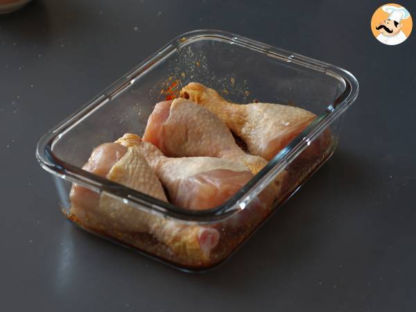 Coscette di pollo con marinatura asiatica: un piatto gustosissimo e facile da preparare - Preparazione tappa 3