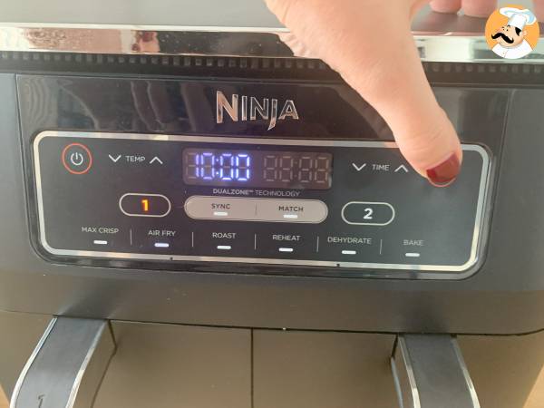 Uova sode in friggitrice ad aria - Preparazione tappa 2