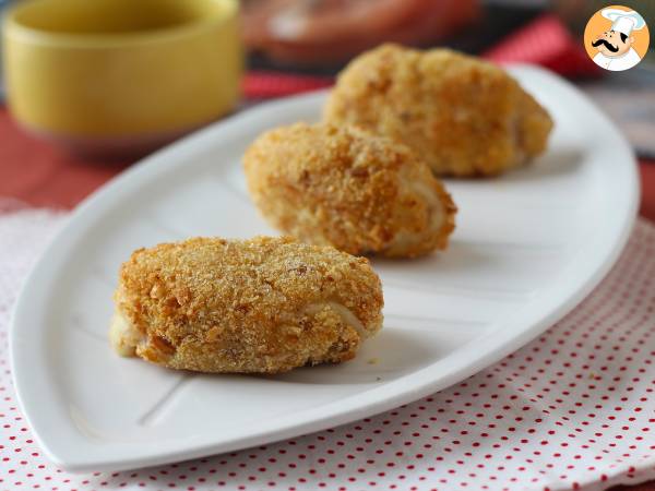 Croquetas: la ricetta delle gustosissime crocchette spagnole cotte in friggitrice ad aria - Preparazione tappa 11