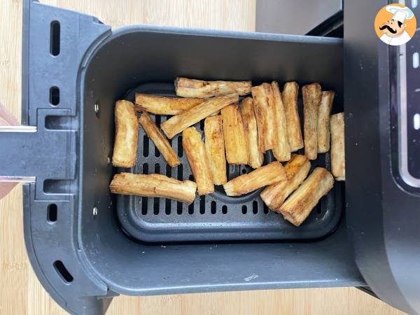 Chips di manioca in friggitrice ad aria! - Preparazione tappa 5