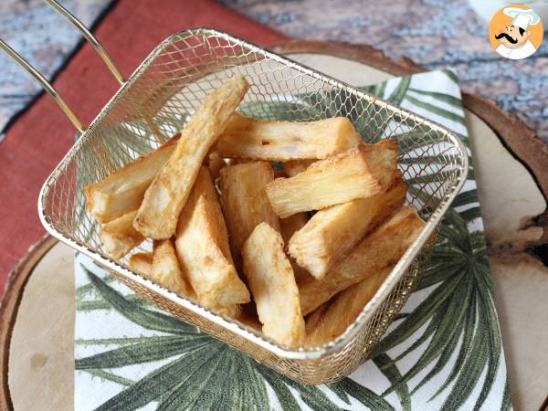 Chips di manioca in friggitrice ad aria! - Preparazione tappa 6