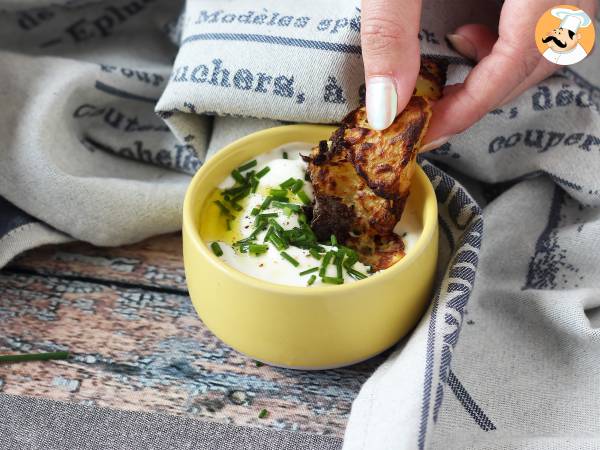 Patate schiacciate (Smashed potatoes) in friggitrice ad aria - Preparazione tappa 4