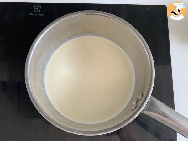 Crème brulée con la friggitrice ad aria - Preparazione tappa 1