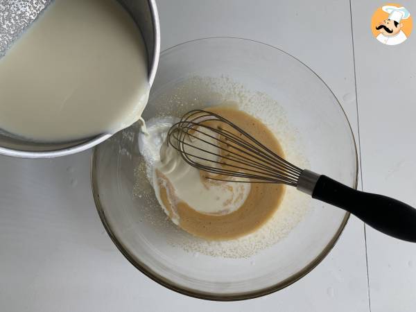 Crème brulée con la friggitrice ad aria - Preparazione tappa 3
