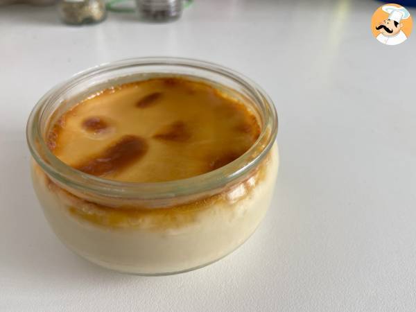 Crème brulée con la friggitrice ad aria - Preparazione tappa 7
