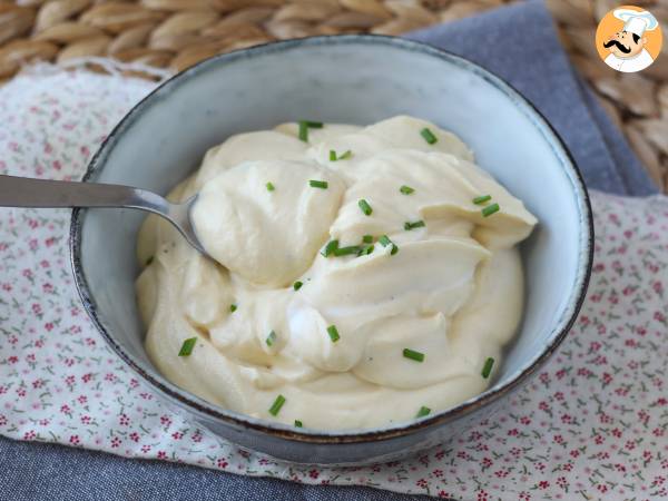 Maionese leggera senza olio. Perfetta se non volete mangiare le uova crude! - Preparazione tappa 4