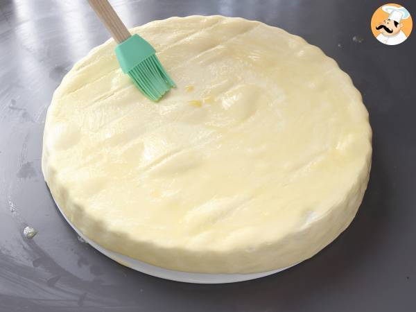 Crostata salata con ricotta, cetrioli e salmone affumicato - Preparazione tappa 1