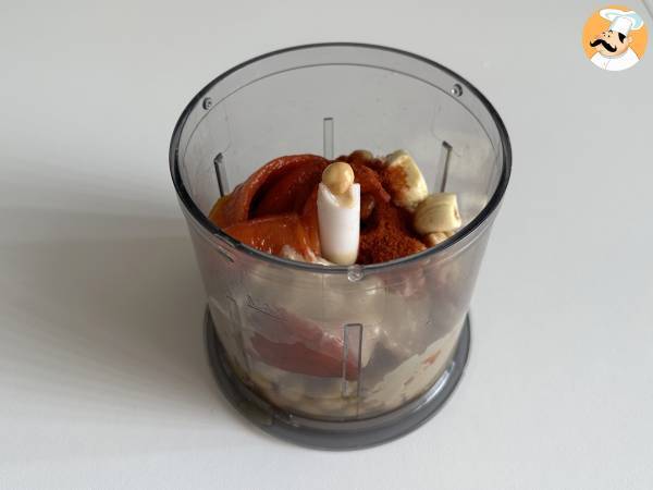 Hummus di peperoni - Preparazione tappa 5