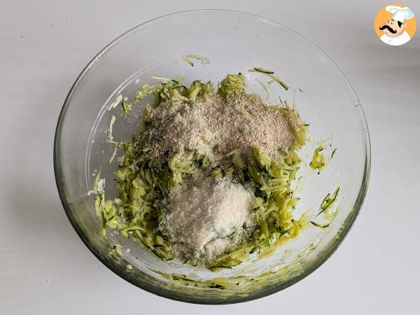 Burger di zucchine e patate in friggitrice ad aria - Preparazione tappa 5