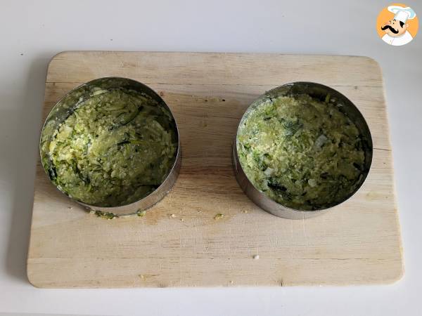 Burger di zucchine e patate in friggitrice ad aria - Preparazione tappa 6