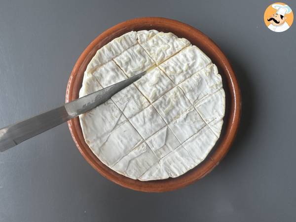 Camembert con miele cotto in friggitrice ad aria - Preparazione tappa 2