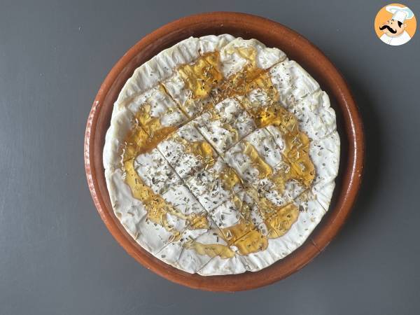 Camembert con miele cotto in friggitrice ad aria - Preparazione tappa 3