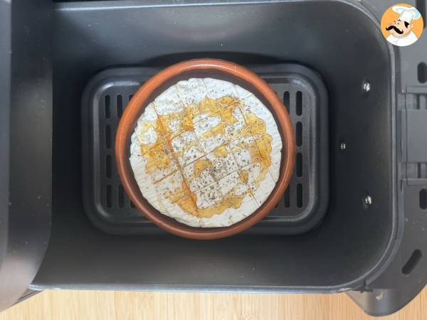 Camembert con miele cotto in friggitrice ad aria - Preparazione tappa 4
