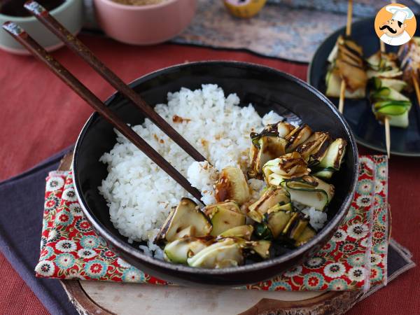 Spiedini di zucchine con una deliziosa salsa asiatica - Preparazione tappa 7