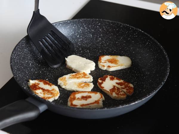 Halloumi piastrato con miele e rosmarino - Preparazione tappa 4