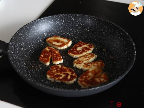 Halloumi piastrato con miele e rosmarino - Preparazione tappa 5