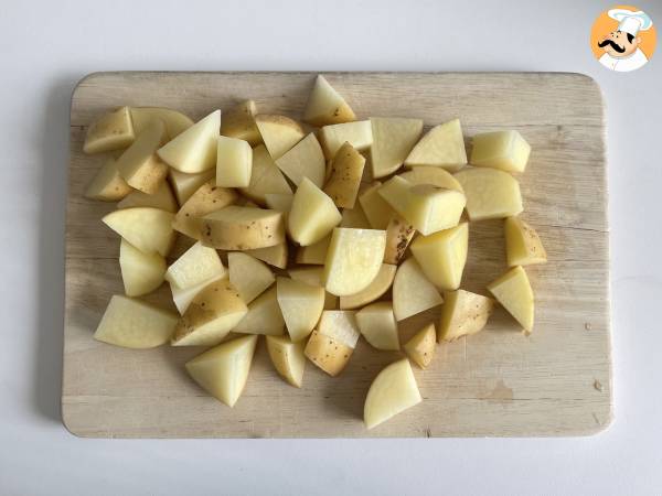 Patate al forno con salsa chimichurri - Preparazione tappa 1