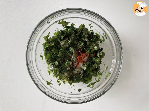 Patate al forno con salsa chimichurri - Preparazione tappa 5