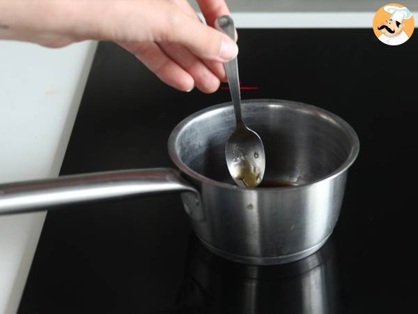 Sgombro glassato con salsa di soia e miele - Preparazione tappa 2