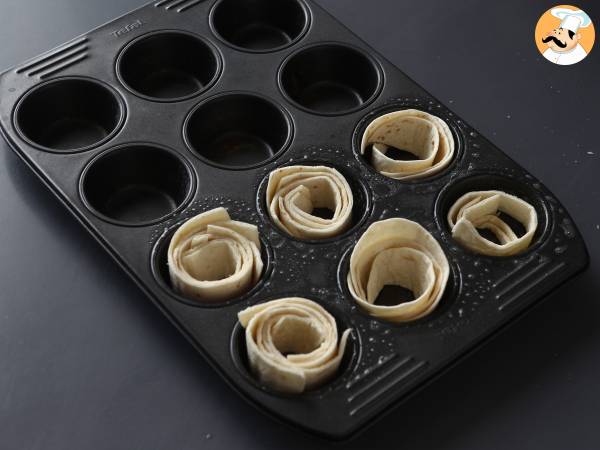 Mini quiche con tortillas: facili, veloci ed economiche! - Preparazione tappa 4