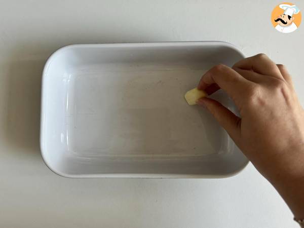 Gratin di patate con la friggitrice ad aria - Preparazione tappa 2