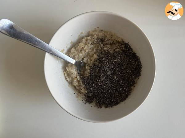Overnight oat: avena, frutti rossi e cioccolato - Preparazione tappa 2