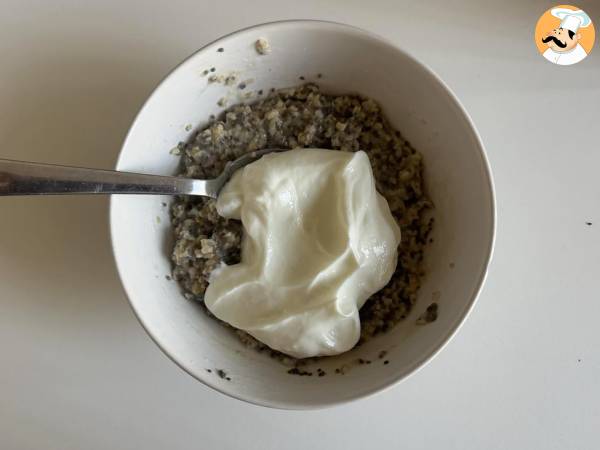 Overnight oat: avena, frutti rossi e cioccolato - Preparazione tappa 3