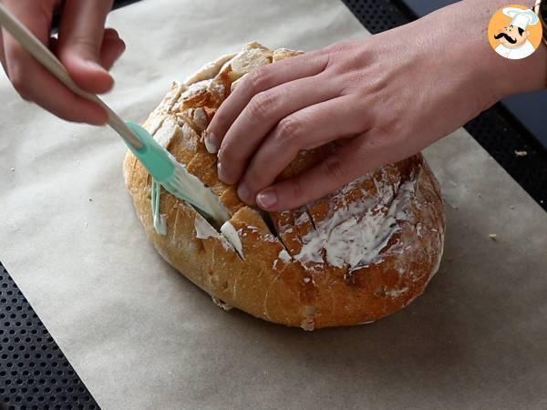 Pane ripieno con formaggio e pancetta - Preparazione tappa 6