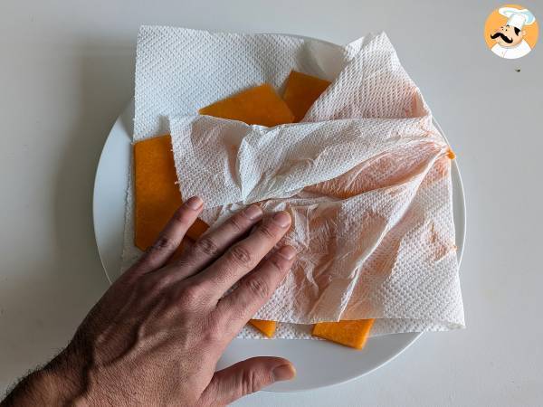 Chips di zucca in friggitrice ad aria: leggere e gustose - Preparazione tappa 2