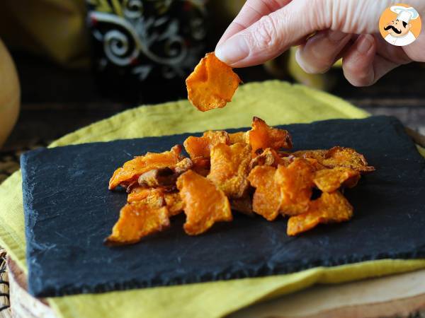 Chips di zucca in friggitrice ad aria: leggere e gustose - Preparazione tappa 6