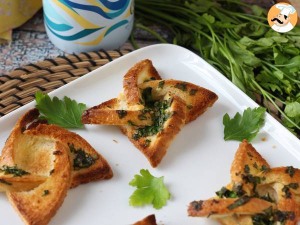 Stelle di pane all'aglio, un ottimo aperitivo per le feste - Preparazione tappa 13