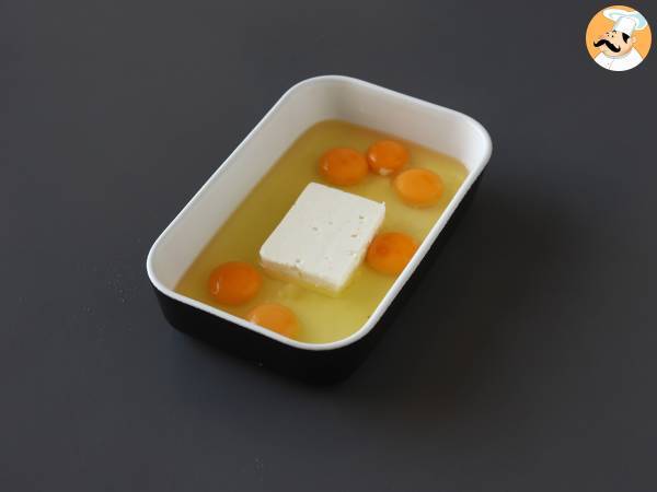 Wrap super proteico con uova e feta - Preparazione tappa 2