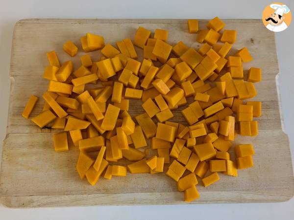 Polpette di zucca in friggitrice ad aria - Preparazione tappa 1