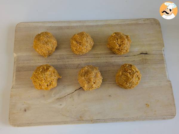 Polpette di zucca in friggitrice ad aria - Preparazione tappa 5