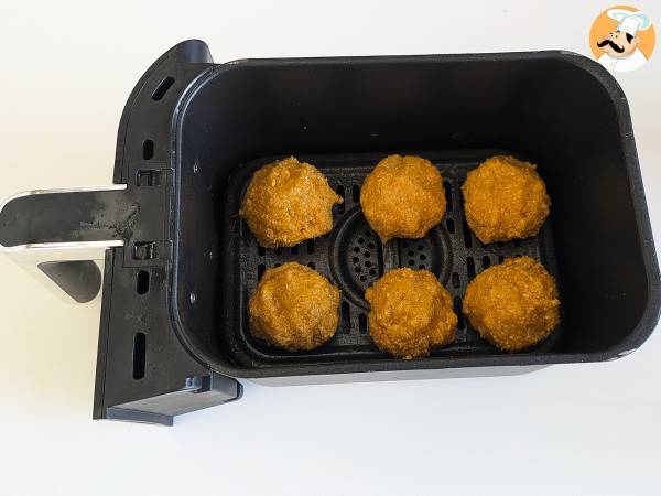Polpette di zucca in friggitrice ad aria - Preparazione tappa 6