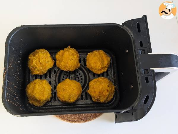 Polpette di zucca in friggitrice ad aria - Preparazione tappa 7