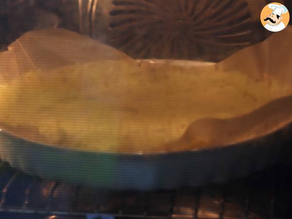 Crostata al salmone affumicato, yogurt greco e limone con base di patate - Preparazione tappa 4